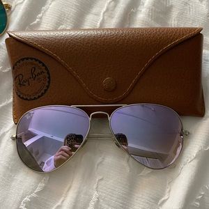 Purple Ray-ban aviators